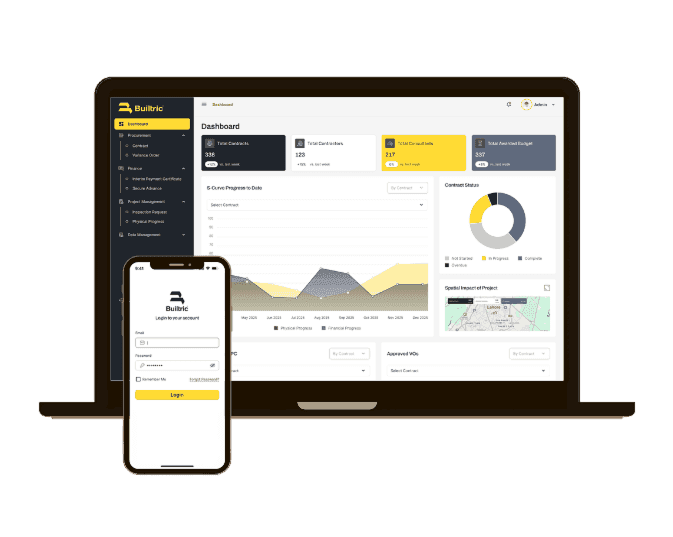 The Builtric dashboard